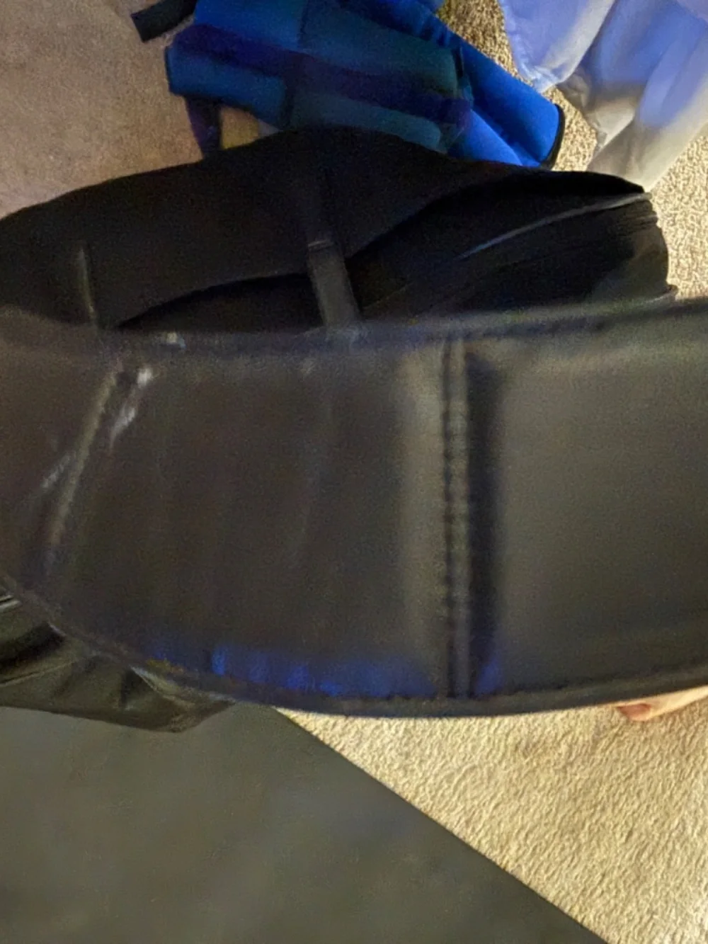 TUMI  Black Carry/Weekend Back with Leather Trim